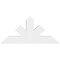 Ekena Millwork Richland Architectural Grade PVC Gable Bracket, 48"W x 22"H x 4"D x 6"F, 11/12 Pitch GBP048X22X0406RIC00 - alternate 4